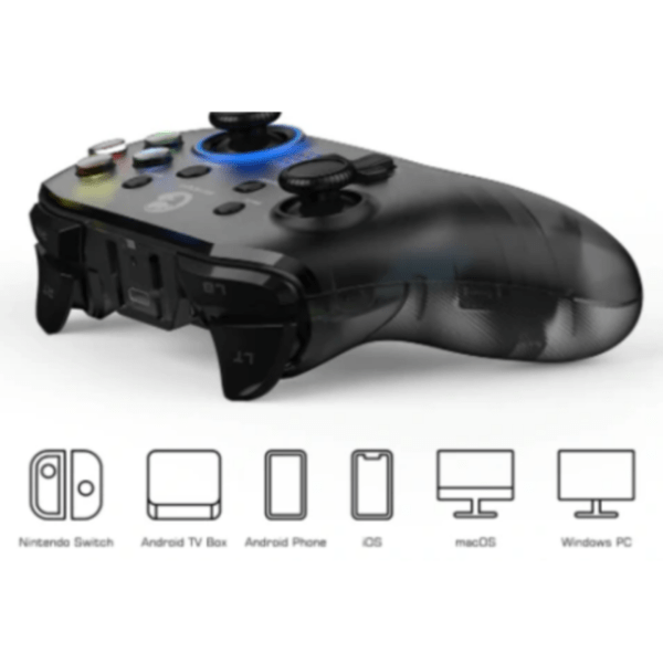 Controle GameSir T4 Pro Sem Fio Bluetooth WiFi Preto - Imagem 2