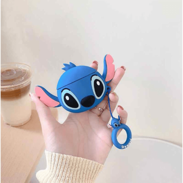 Capa Case Capinha Fone de Ouvido Sem Fio Lilo Stitch Silicone 3D - Image 3