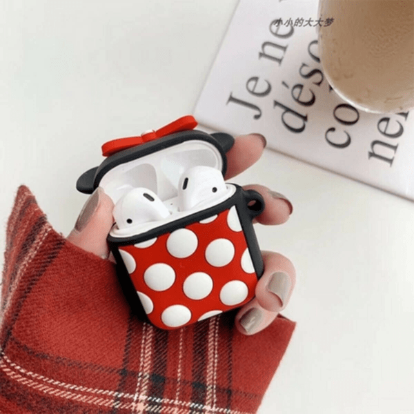 Case Capa Capinha Minnie Fone De Ouvido Sem Fio Silicone - Imagem 3