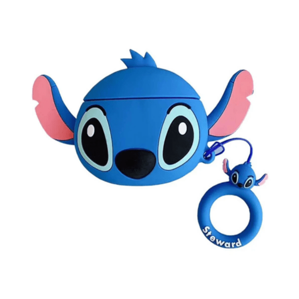 Capa Case Capinha Fone de Ouvido Sem Fio Lilo Stitch Silicone 3D