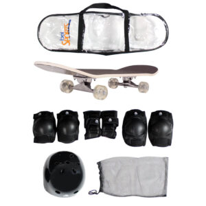 Kit Skate Infantil com Proteção Capacete Semi-Pro Sortido BEL-FIX