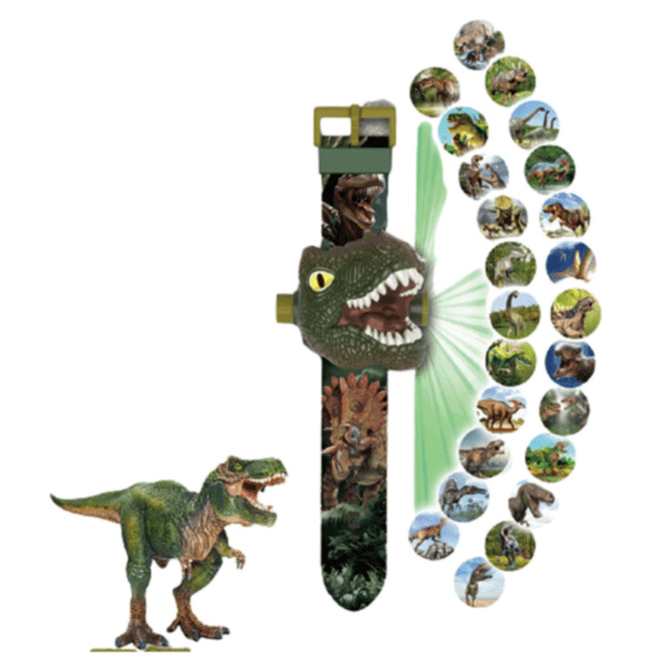 Relógio Infantil Dinossauro 3D com Projetor de 24 Imagens - Imagem 2