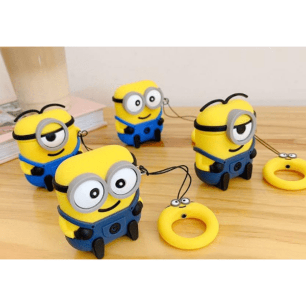 Capa Case Fone de Ouvido Sem Fio Minions Silicone - Image 3