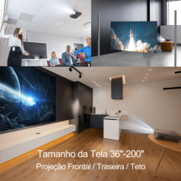 Projetor Wewatch V50 Wi-fi/ Bluetooth 5g- Full HD1080p - Imagem 2