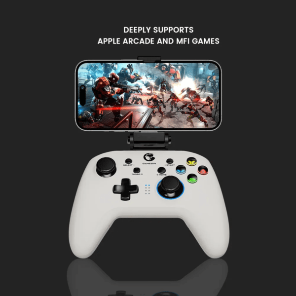 Controle GameSir T4 Pro Sem Fio Bluetooth WiFi Branco - Image 4