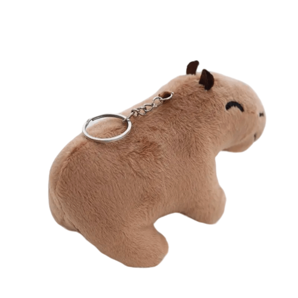 Chaveiro de Pelúcia Adorável- Capivara - Imagem 2