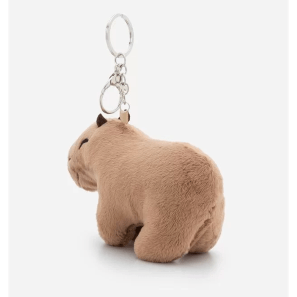 Chaveiro de Pelúcia Adorável- Capivara - Imagem 5