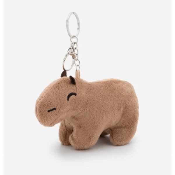 Chaveiro de Pelúcia Adorável- Capivara - Imagem 3