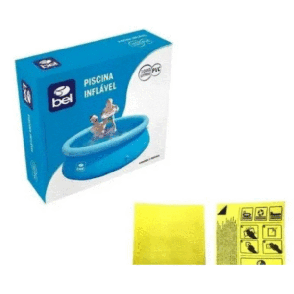Piscina Redonda Inflável 1000 L 1,68 m x 51cm Bel Lazer Azul - Imagem 2