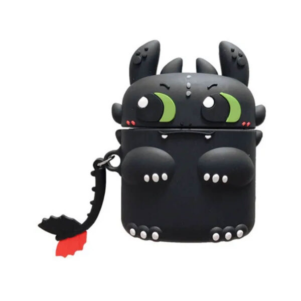 Capa Case Fone de Ouvido Sem Fio Night Fury Silicone 3D - Imagem 3