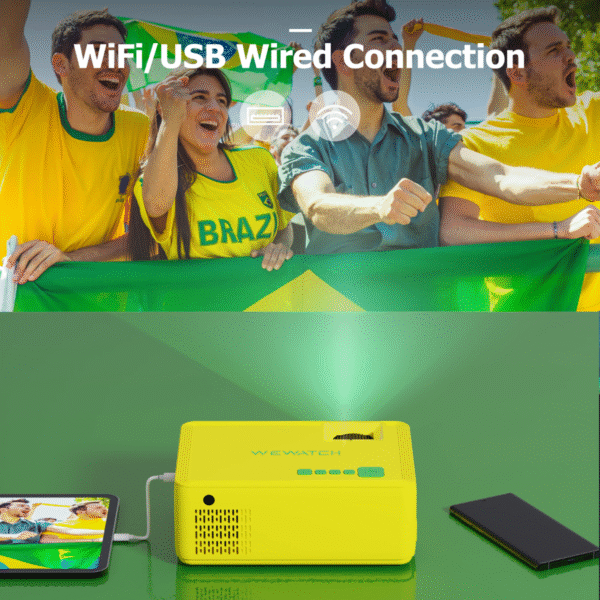 Projetor WeWatch V10 Brazil Edition- 8500 Lumens - Imagem 2
