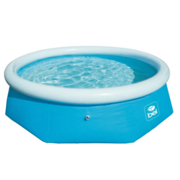 Piscina Redonda Inflável 2700L  2,44m x 66cm Bel Lazer Azul