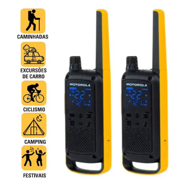Rádio Comunicador Motorola Talkabout T470- 56km - Imagem 4