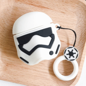 Capa Case Fone de Ouvido Sem Fio Darth Vader Silicone 3D