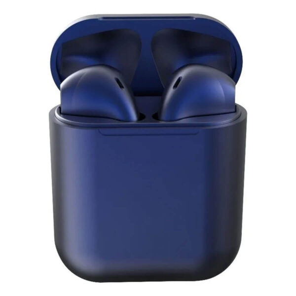 Fone De Ouvido Bluetooth Sem Fio Android e IOS Azul Escuro