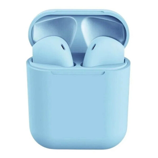 Fone De Ouvido Bluetooth Sem Fio  Android e IOS Azul Claro