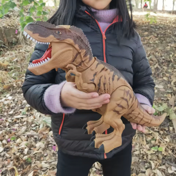Brinquedo Dinossauro Elétrico Solta Fumaça Bota Ovo - Imagem 4