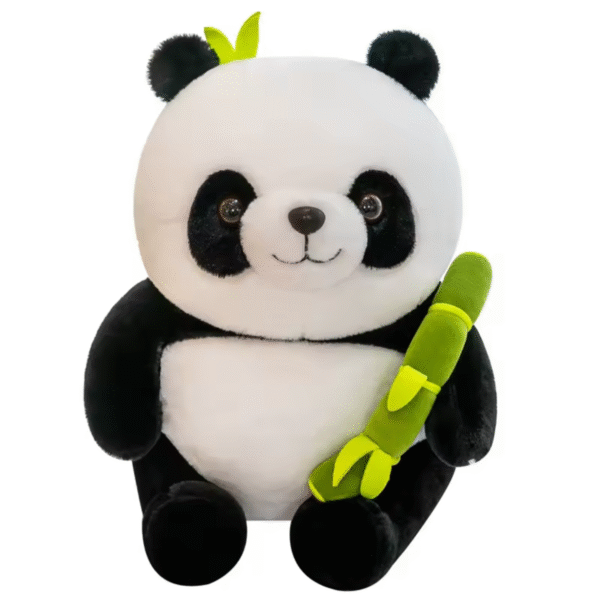Pelúcia Brinquedo Panda com Estojo Bambu